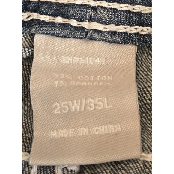 Vanity Flare Jeans 2000s Y2K Light Wash 25W (SZ S) Vintage Streetwear Denium - Picture 10 of 13